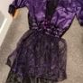 Halloween costume ladys witches dress hat and wig. Size 14 elasticated waist Image 3