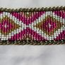 Peyote Bracelet-Geometric Bracelet-Mosaic Bracelet-Miyuki Arm Band-Beaded Cuff-Flat Bracelet Image 4