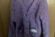 Next girls purple cardigan aged 3-4