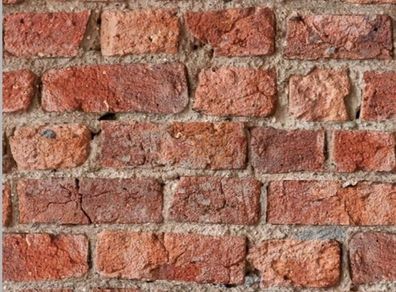 NEW SALE | Urban Red Brick Effect Wallpaper - Photographic Design - 3D Effect - Living Spaces & Feature Walls - Paste The Paper - Easy to Hang - 53 cm x 10.05 m Roll