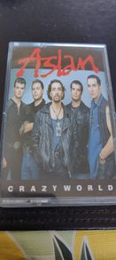 Rare Aslan Crazy World Cassette Tape