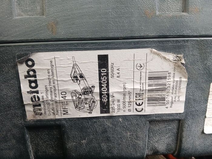 Wall chaser Metabo