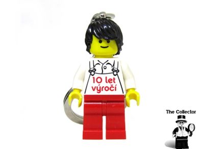 Lego Employee Kladno Factory Czech Republic 10 Year Anniversary Factory Employee Worker Key Chain RARE AND HARD TO FIND Keychain From Kladno Factory