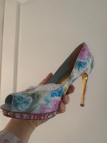 Ted Baker Floral stiletto size 7
