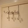 Stylish Chrome Over-the-Door Hanger with Crystal Knobs Image 3