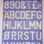 6 Helix Sign Writing Stencils (Height 4inch) Image 2