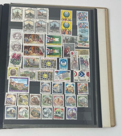 Collection: Cyprus, Greece, Italy and San Marino Stamps both mint an commemorative stamps on 41 pages
