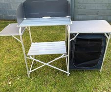 XL Aluminium Kitchen Stand & Cupboard