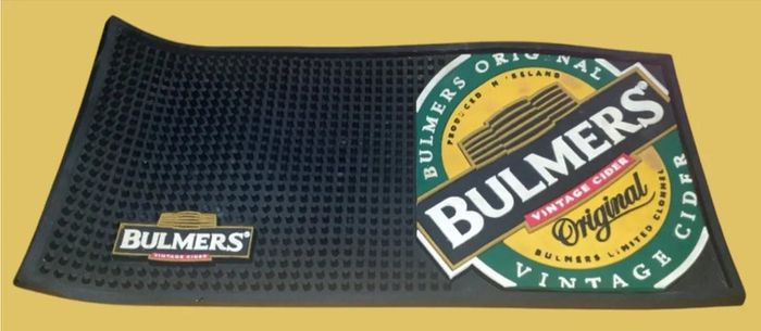 Vintage Bulmers Cider Rubber Bar Runner New