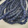 Vintage African Style Irregular Shape Cobalt Blue - 6.5mm-7.5mm Glass Beads Strand Image 10
