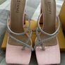 Simmi London pink square toe block heels Image 8