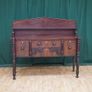 William IV Mahogany Wine Sideboard with Pedimented Gallery c.1830s Image 2