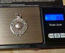 GAA Silver Medal Engraved & Hallmarked 1965/6 Kildare Junior Cross Country 8.8g
