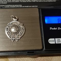 GAA Silver Medal Engraved & Hallmarked 1965/6 Kildare Junior Cross Country 8.8g