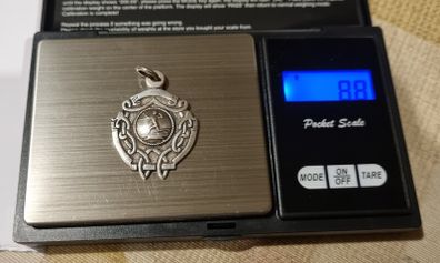 GAA Silver Medal Engraved & Hallmarked 1965/6 Kildare Junior Cross Country 8.8g