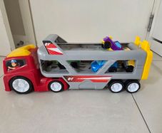 Truck with cars