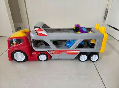 Truck with cars