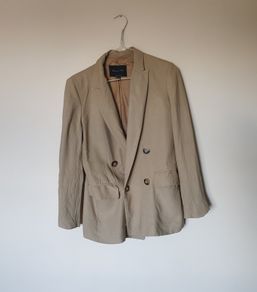 Massimo dutti blazer size 8 eu 36 sand in excellent condition