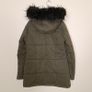 Fluid Khaki Green Faux Fur Hood Puffer Coat 10UK/38EU Image 8