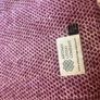 Burgundy wine wool blanket / throw Image 2