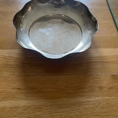 Silver Handmade Italian Vintage Plate
