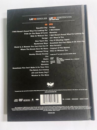 U2 18 Singles CD/DVD Deluxe Edition