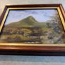 SMALL Irish Landscape Oil Painting ON BOARD.  Sugar Loaf Co.Wicklow Ireland Image 9