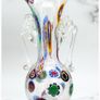 Debeaulieu Millefiori Art Glass Vase Paris Image 7