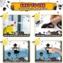 Halloween Window Stickers 9 Sheets Reusable, Double-Sided Halloween Window Clings, 72 Pieces Image 4