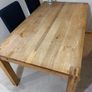 wood table - free chairs Image 3