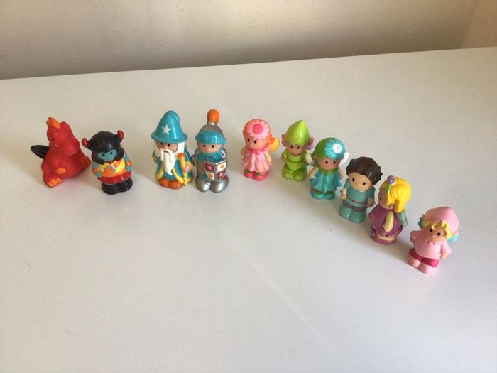 Bundle of Elc Early Learning Centre Happyland Mystical Figures Fairies & Knights