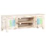 TV Cabinet 120x30x40 cm Rough Acacia Wood Image 8