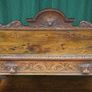 French Renaissance Revival Oak Desserte with Green Man Carvings, c. 1870s Image 3