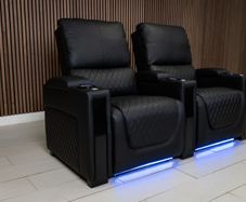 2 Seater Sienna Electric Leather Recliner Sofa