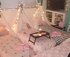 Teepee Sleepover party equipment