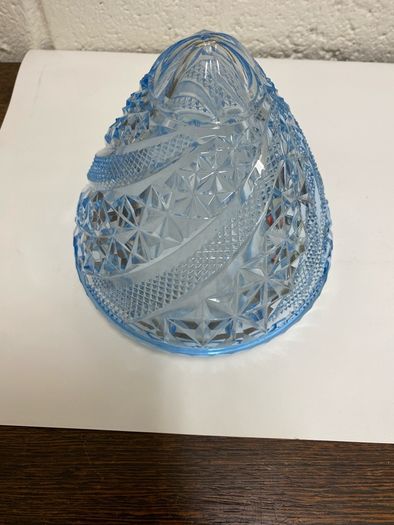 cut glass shade mid  century and vintage