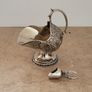 Ornate vintage sugar bowl & scoop Image 2