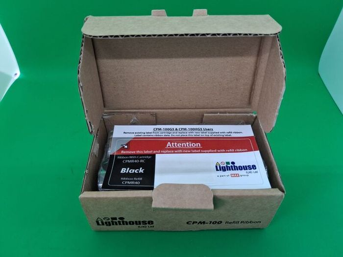 Postage - 2 x NEW Lighthouse CPM-100 Black Ribbon Refill