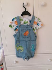 Baby Boy Dungarees Set