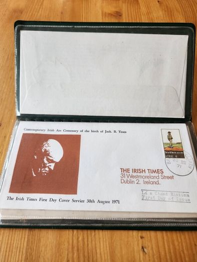 Irish Times First Day Covers X 4  In Beautiful  Presentation Folder. In Very Good Condition.