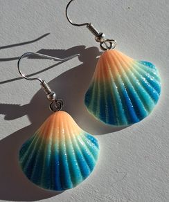 Oceanic SeaShell Artisan Style Earrings