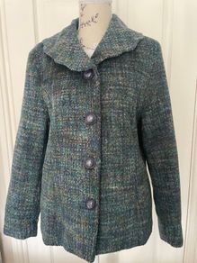Castle of Ireland Tweed-Style Jacket - Size 14