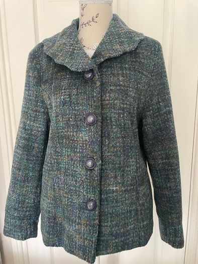 Castle of Ireland Tweed-Style Jacket - Size 14