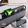 Floating Double Metal Bed Frame with LED Lights & USB Charging Station Image 7