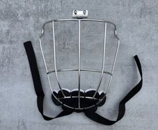 Hurling Helmet Kilkenny FaceGuard with 2 Tone Chin Piece