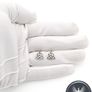 Vintage 925 Sterling Silver Celtic Knot Earrings Image 7