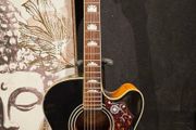 Epiphone EJ-200CE/VS Jumbo Electro-Acoustic Guitar - Vintage Sunburst