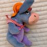 Disney Fisher Price Winnie The Pooh Eeyore in hat 2004 picnic approx. 25 cm. Please see photos Image 5