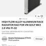 Golf mk3 vr6 alloy radiator new Image 6