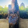 ZARA printed satin dress, bloggers favourite XS, new Image 2